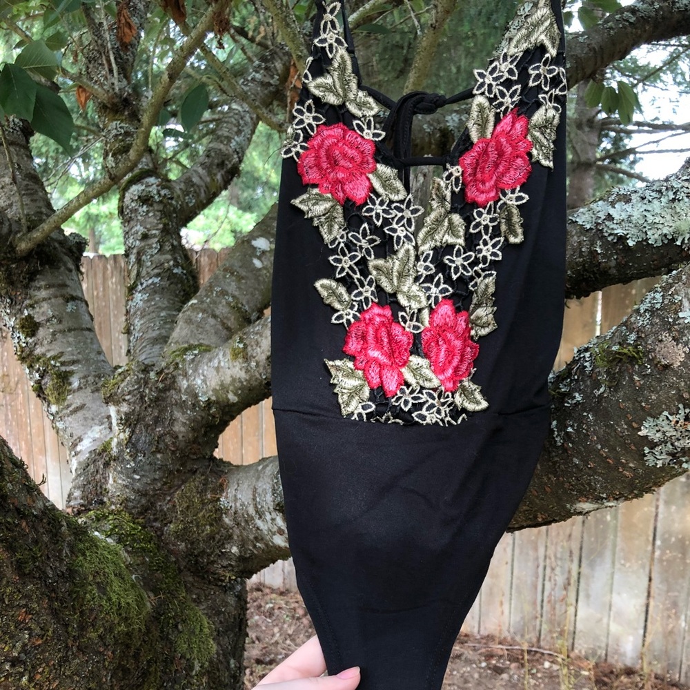 Rose bodysuit